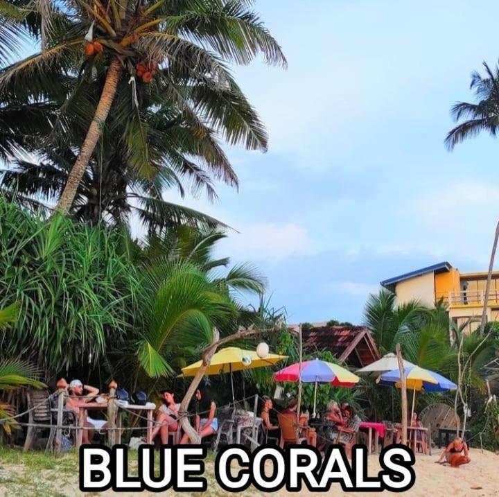 Blue Corals Beach Bungalow Матара Экстерьер фото